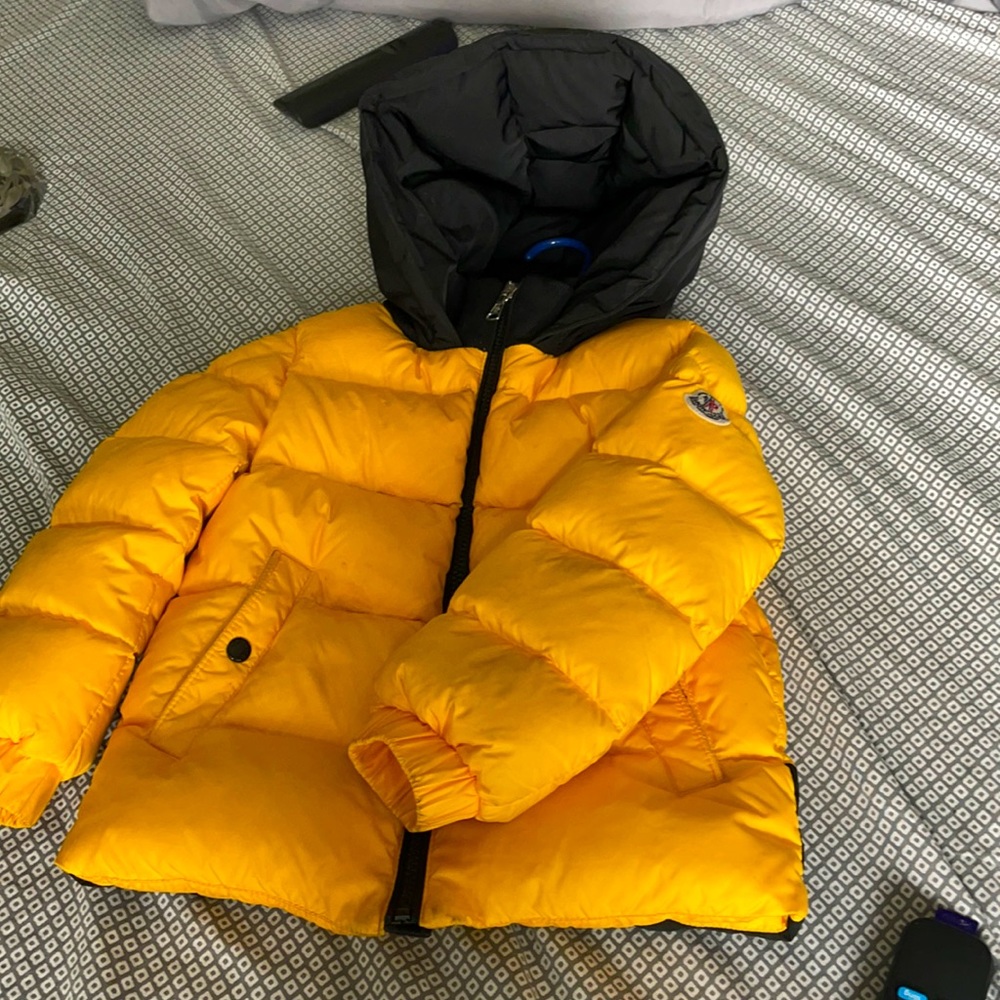 Moncler yellow size 3t